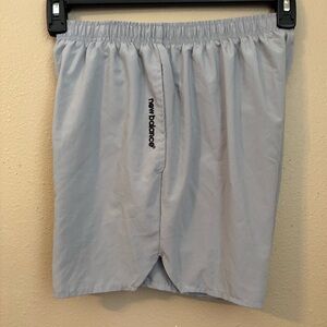 New Balance Light Gray Athletic Shorts